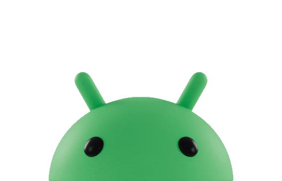 A green Android bot with graduation cap